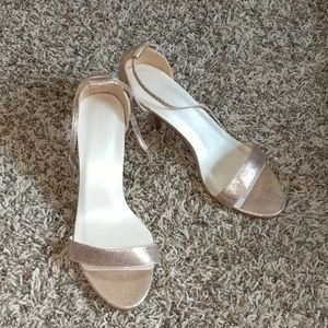 USED ONCE David's Bridal Heels